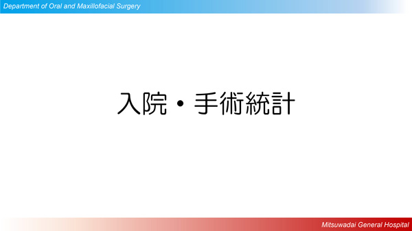 入院手術①